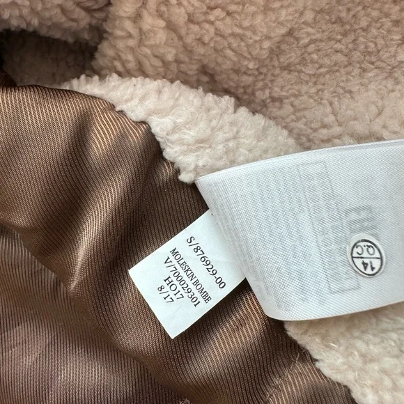 Banana Republic Moleskin Bomber Jacket Brown Sherpa Lined Men’s Large